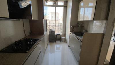 Kitchen Image of 1245 Sq.ft 3 BHK Apartment / Flat for rent in Hiranandani Pelican, Hiranandani Estate Thane for Rs. 93000