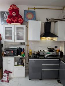 Kitchen Image of 810 Sq.ft 2 BHK Apartment / Flat for sale in Chandan Hola New Delhi for Rs. 4800000