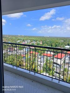Balcony Image of 1800 Sq.ft 3 BHK Apartment / Flat for rent in Asset Kottaram, Maradu Kochi for Rs. 45000