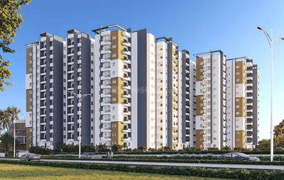 Image of 1295 Sq.ft 2 BHK Apartment / Flat for sale in Nallagandla, Hyderabad for Rs. 8675000