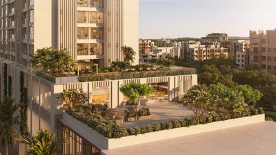 Balcony Image of 2075 Sq.ft 4 BHK Apartment / Flat for sale in Merlin Ventana, Baner Pune for Rs. 21500000