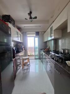 Kitchen Image of 693 Sq.ft 1 BHK Apartment / Flat for rent in Ajmera Regalia, Borivali West Mumbai for Rs. 46000