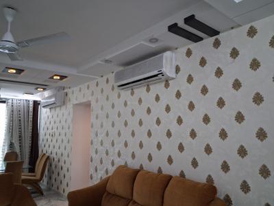 Living Room Image of 1700 Sq.ft 3 BHK Apartment / Flat for rent in Kesar Harmony, Kharghar Navi Mumbai for Rs. 98000