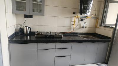 Kitchen Image of 1150 Sq.ft 2 BHK Apartment / Flat for sale in Sheladia Eris, Shela Ahmedabad for Rs. 5325000