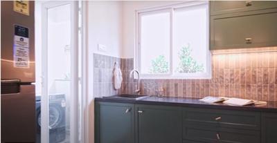 Kitchen Image of 2027 Sq.ft 3 BHK Apartment / Flat for sale in Godrej Woodscapes by Godrej Properties Ltd. , Goravigere Bengaluru for Rs. 26600000