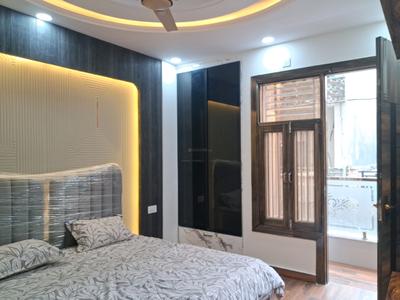 Bedroom Image of 900 Sq.ft 3 BHK Builder Floor for rent in Dwarka Mor New Delhi for Rs. 30000