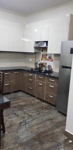 Kitchen Image of 1200 Sq.ft 3 BHK Builder Floor for rent in Sector 22 Dwarka New Delhi for Rs. 55000
