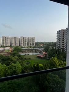 Balcony Image of 1200 Sq.ft 2 BHK Apartment / Flat for rent in Vesu Surat for Rs. 22000
