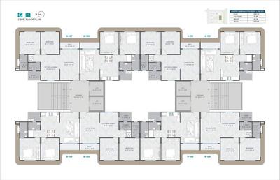 Image of 1241 Sq.ft 2 BHK Apartment / Flat for sale in Althan, Surat for Rs. 4903191