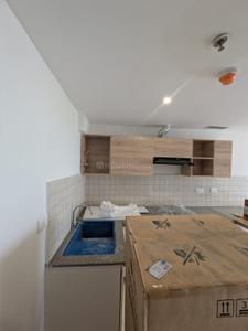 Kitchen Image of 650 Sq.ft 2 BHK Apartment / Flat for rent in Godrej The Suites, Jaypee Greens Greater Noida for Rs. 37000