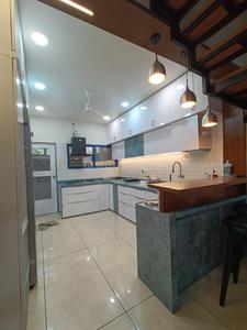 Kitchen Image of 2300 Sq.ft 4 BHK Villa for sale in Bluets Pushpak Blues, Bhayli Vadodara for Rs. 14000000