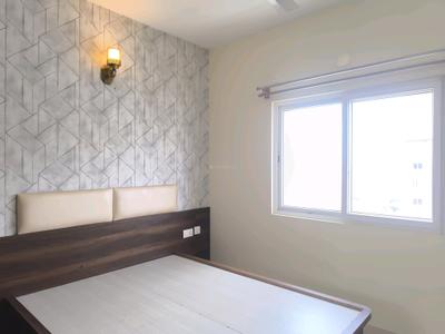 Bedroom Image of 800 Sq.ft 2 BHK Apartment / Flat for rent in Prestige Jindal City, Anchepalya Bengaluru for Rs. 42000