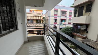 Balcony Image of 1400 Sq.ft 3 BHK Apartment / Flat for sale in Patuli Kolkata for Rs. 8680000