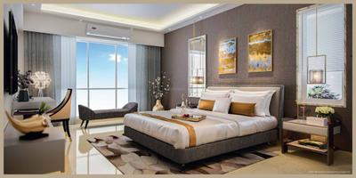 Bedroom Image of 1200 Sq.ft 2 BHK Apartment / Flat for sale in L And T Seawoods Opal At West Square, Nerul Navi Mumbai for Rs. 20005000