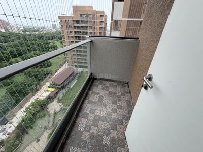 Balcony Image of 2412 Sq.ft 3 BHK Apartment / Flat for rent in Vinayak Courtyard , PDPU Road Gandhinagar for Rs. 35000
