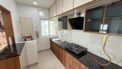 Kitchen Image of 1150 Sq.ft 2 BHK Apartment / Flat for rent in Karle Town Centre Zenith, Nagavara Bengaluru for Rs. 70000