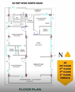 Image of 2400 Sq.ft 3 BHK Apartment / Flat for sale in Banashankari, Bengaluru for Rs. 27000000