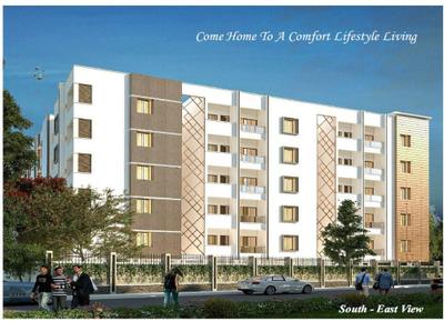 Image of 1100 Sq.ft 2 BHK Apartment / Flat for sale in Sri Ganesh Residency, Vinayaka Nagar, Kadapa for Rs. 4200000
