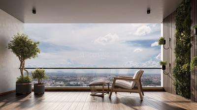 Balcony Image of 1400 Sq.ft 3 BHK Apartment / Flat for sale in Oxy Benicio Phase 1, Lohegaon Pune for Rs. 24800000