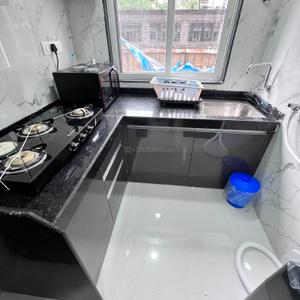 Kitchen Image of 586 Sq.ft 1 BHK Apartment / Flat for rent in Deraiya Nehru Nagar Nirmal CHS Ltd, Kurla East Mumbai for Rs. 58000