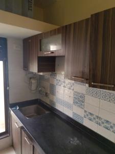 Kitchen Image of 600 Sq.ft 1 BHK Apartment / Flat for rent in Crystal Empire, Nalasopara East Nala Sopara for Rs. 12500