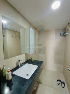 Bathroom Image of 640 Sq.ft 1 BHK Apartment / Flat for rent in Lodha Belmondo, Gahunje Pune for Rs. 35000