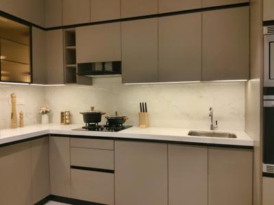 Kitchen Image of 1200 Sq.ft 2 BHK Apartment / Flat for sale in Dosti West County, Thane West Thane for Rs. 14500000