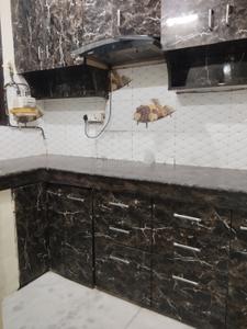 Kitchen Image of 340 Sq.ft 1 BHK Builder Floor for rent in Dabri New Delhi for Rs. 9500