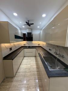 Kitchen Image of 900 Sq.ft 2 BHK Builder Floor for rent in Lajpat Nagar New Delhi for Rs. 54500