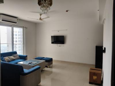Living Room Image of 1680 Sq.ft 3 BHK Apartment / Flat for rent in Hero Homes, Sector 104 Gurgaon for Rs. 60000