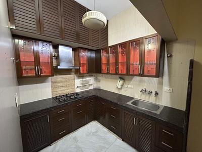 Kitchen Image of 800 Sq.ft 2 BHK Builder Floor for rent in Lajpat Nagar New Delhi for Rs. 45000