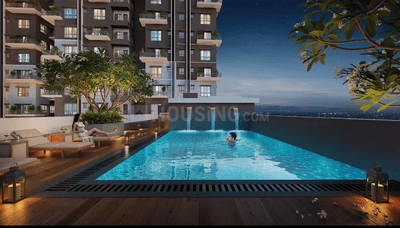 Image of 1220 Sq.ft 3 BHK Apartment / Flat for sale in Dazzle Innara Vista, Madhyamgram, Kolkata for Rs. 5800000