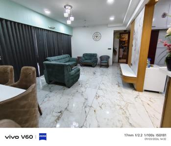 Hall Image of 2000 Sq.ft 3 BHK Apartment / Flat for rent in The Gate, Raysan Gandhinagar for Rs. 50000