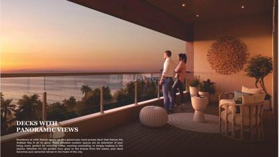Balcony Image of 2000 Sq.ft 3 BHK Apartment / Flat for sale in Ummang 45th Marine, Juhu Mumbai for Rs. 145000000