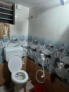 Bathroom Image of 400 Sq.ft 1 RK Independent House for rent in Rajarhat Kolkata for Rs. 6000