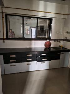 Kitchen Image of 1800 Sq.ft 3 BHK Apartment / Flat for rent in Green City, Bhesan Surat for Rs. 27000
