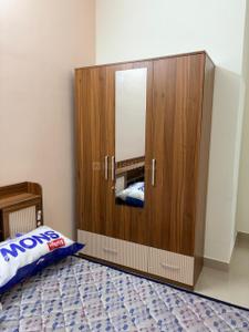 Bedroom Image of 1500 Sq.ft 3 BHK Apartment / Flat for rent in Srijan Centrum, Gobra Kolkata for Rs. 53000