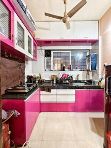 Kitchen Image of 650 Sq.ft 1 BHK Apartment / Flat for sale in Dhayari Pune for Rs. 3850000
