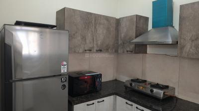 Kitchen Image of 500 Sq.ft 1 BHK Apartment / Flat for rent in Prestige Bella Vista, Iyyappanthangal Chennai for Rs. 35000