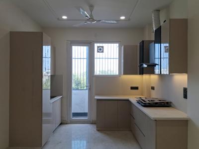 Kitchen Image of 1200 Sq.ft 3 BHK Builder Floor for rent in Paschim Vihar New Delhi for Rs. 54000