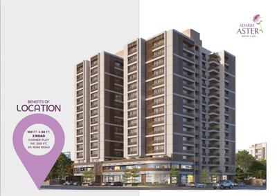Image of 2070 Sq.ft 3 BHK Apartment / Flat for sale in Adarsh Aster, Zundal, Ahmedabad for Rs. 7000000