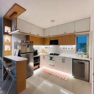 Kitchen Image of 1575 Sq.ft 3 BHK Apartment / Flat for sale in Rohan Akriti, Subramanyapura Bengaluru for Rs. 23000000