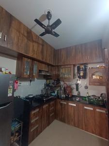 Kitchen Image of 801 Sq.ft 2 BHK Apartment / Flat for sale in Darshanam Shreeji Aashray, Sayajipura Vadodara for Rs. 2700000