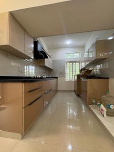 Kitchen Image of 1800 Sq.ft 3 BHK Builder Floor for rent in Kasturi Nagar Bengaluru for Rs. 75000