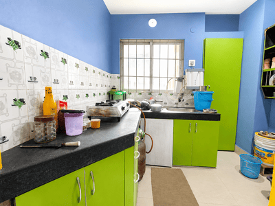 Kitchen Image of 1000 Sq.ft 2 BHK Apartment / Flat for sale in Hatigaon Guwahati for Rs. 4200000
