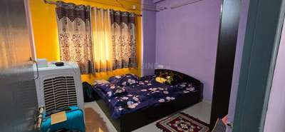 Bedroom Image of 900 Sq.ft 1 BHK Apartment / Flat for rent in Adani Aangan, Vaishno Devi Circle Ahmedabad for Rs. 20000