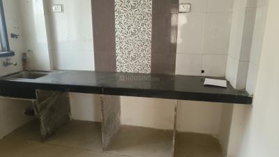 Kitchen Image of 630 Sq.ft 1 BHK Apartment / Flat for sale in Happy Sarvodaya Trilok, Thakurli Thane for Rs. 4500000