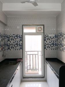 Kitchen Image of 500 Sq.ft 1 BHK Apartment / Flat for rent in Raunak Bliss Phase A A3, Kasarvadavali Thane for Rs. 21609