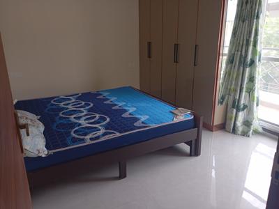Bedroom Image of 1090 Sq.ft 2 BHK Apartment / Flat for rent in 4 Square White Petals, Uttarahalli Hobli Bengaluru for Rs. 33000