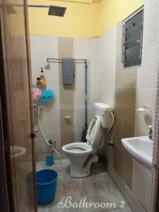 Bathroom Image of 1100 Sq.ft 3 BHK Apartment / Flat for sale in Kalikapur, EM Bypass Kolkata for Rs. 6700000